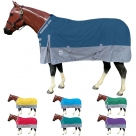 Rugged Ride 1200 Denier Waterproof Adjustable Neck Turnout Sheet - with Grey Skirt