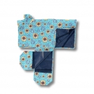 Western Saddle Cover - Sunflower Squash Blossom