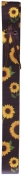 Showman Brown Nylon Tie Strap With Sunflower Print
