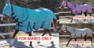 Rugged Ride For Mares Only Combo Neck Fly Sheet With Leg Straps and Matching Mask - Belly Wrap