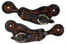 Showman Lonestar Floral Mens Spur Strap