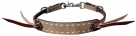 Showman Roughout Leather Buckstitch Wither Strap