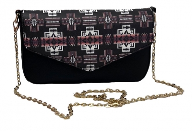 Printed PU Leather Sling Bag