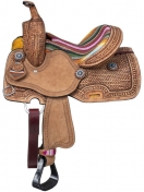 Tough-1 Serape 10 Inch Youth/Mini Barrel Saddle