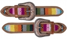 Tough-1 Serape Belt Style Spur Straps