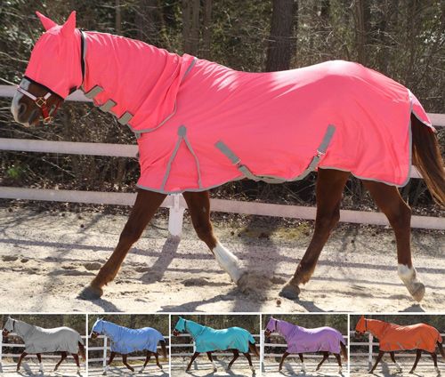Removable Adjustable Elastic Leg Straps for Horse Blankets - Pair