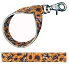 Showman Sunflowers And Cheetah Print Nylon Tie Down Keeper