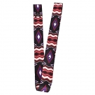 Showman Nylon Tie Strap With Black Diamond Design