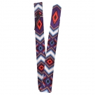 Showman Nylon Tie Strap With Purple Diamond Design NH-23