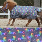 Showman Unicorn Print 1200 Denier Waterproof Turnout Blanket With 300 Grams Fill - Foal / Small Mini