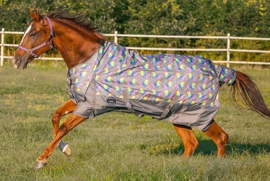 Showman Unicorn Print 1200 Denier Waterproof Turnout Blanket With 300 Grams  Fill - Horse