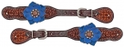 Rugged Ride Vintage Flower Spur Straps