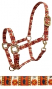 Rugged Ride Printed Nylon Halter - Southwest Buffalo