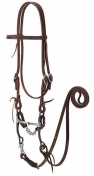 Weaver Working Tack Bridle with Snaffle Bit