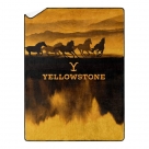 Yellowstone Wild Horses Silk Touch Sherpa Throw Blanket - 60x80