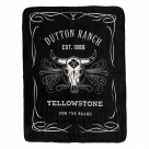 Yellowstone Whiskey Label Silk Touch Throw Blanket - 46x60